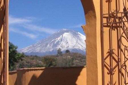 View from an arch in Mexico