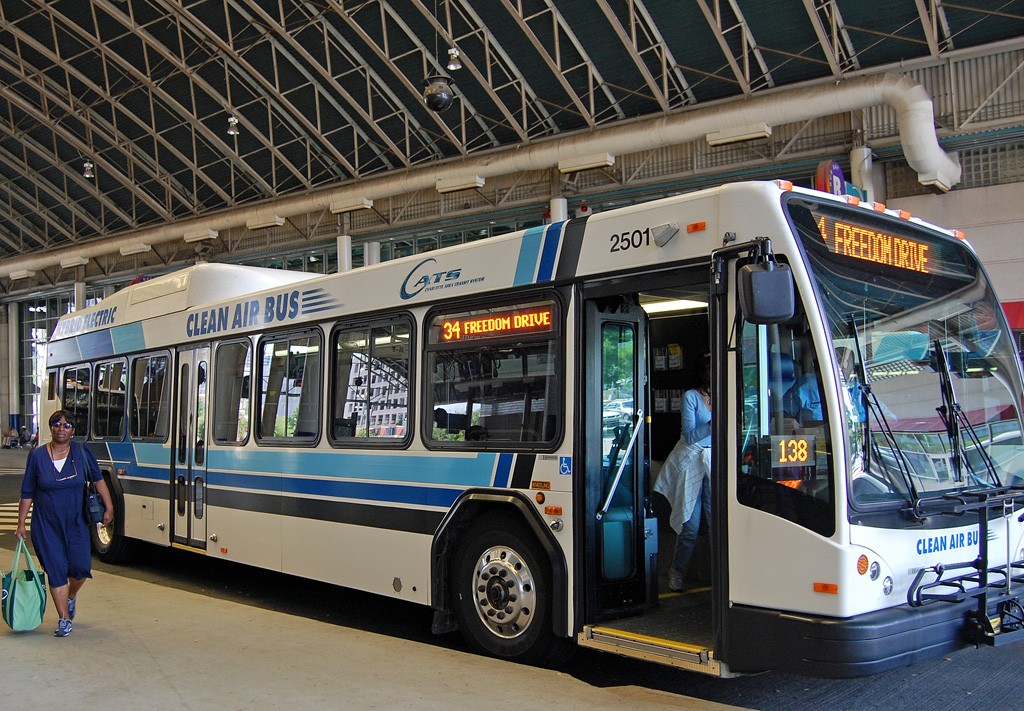 Charlotte, NC hybrid bus